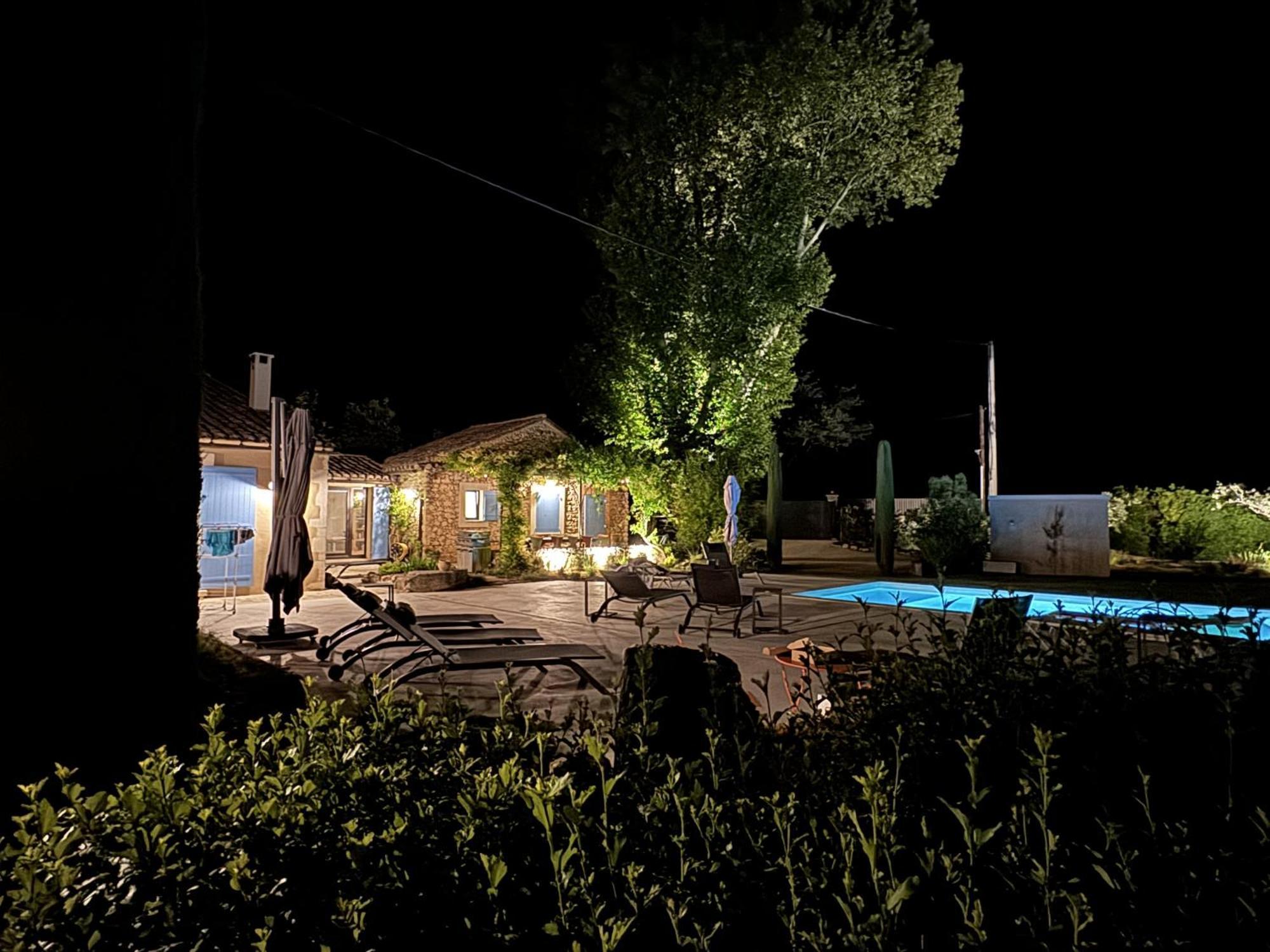 Provencal House With Heated Pool, View Of The Luberon In Robion - Accommodates 12 People. Exterior foto