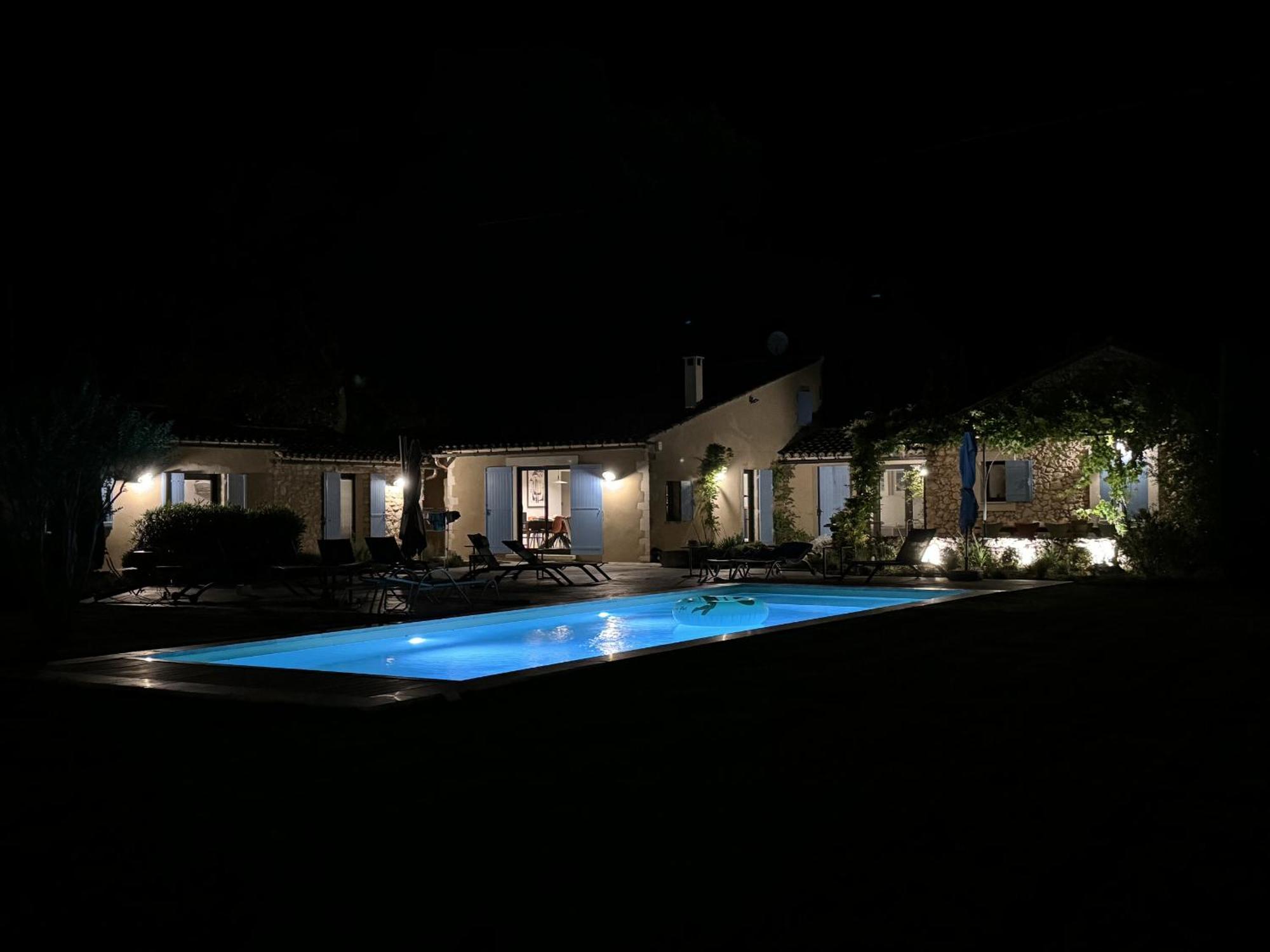 Provencal House With Heated Pool, View Of The Luberon In Robion - Accommodates 12 People. Exterior foto
