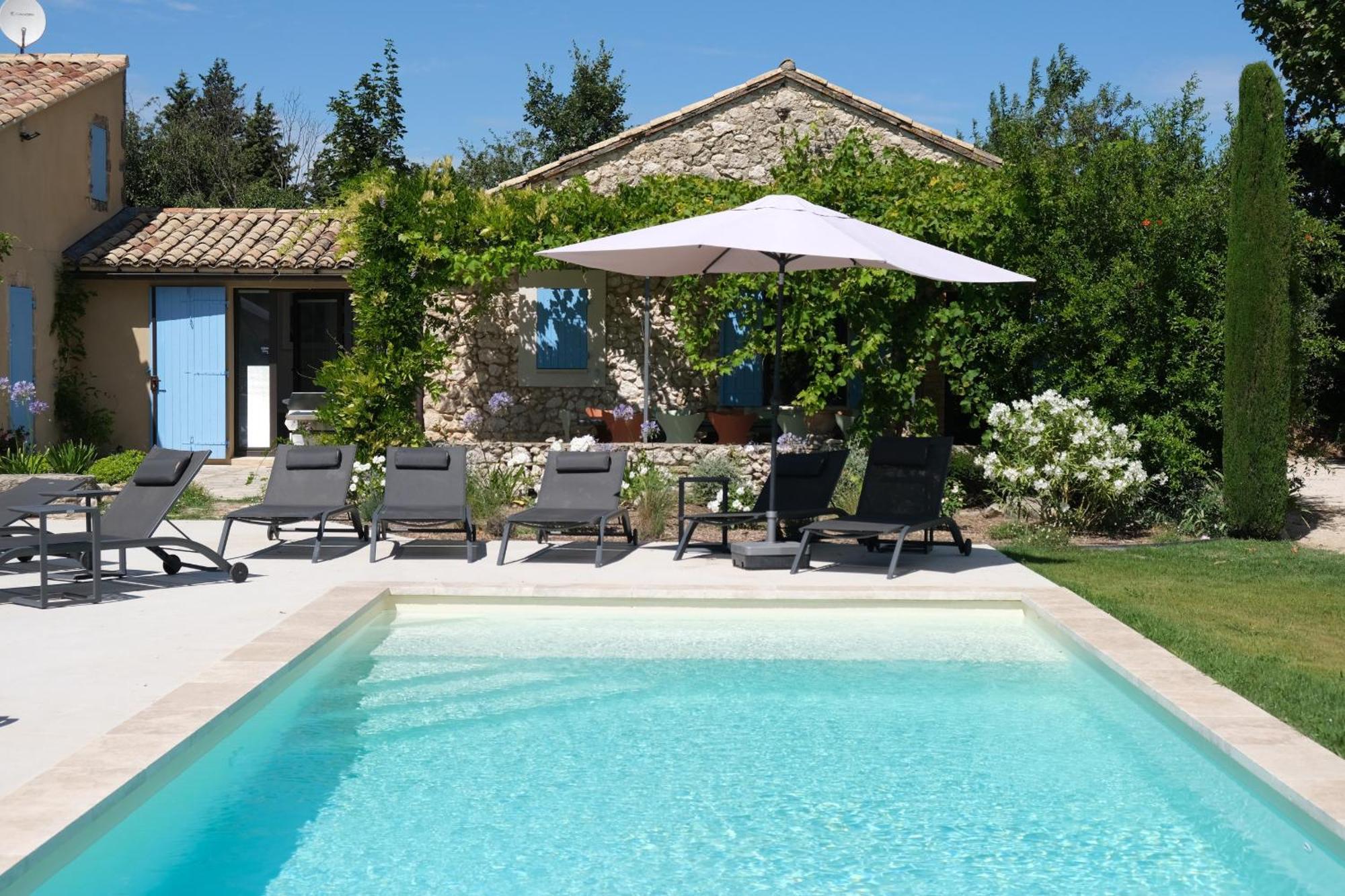 Provencal House With Heated Pool, View Of The Luberon In Robion - Accommodates 12 People. Exterior foto