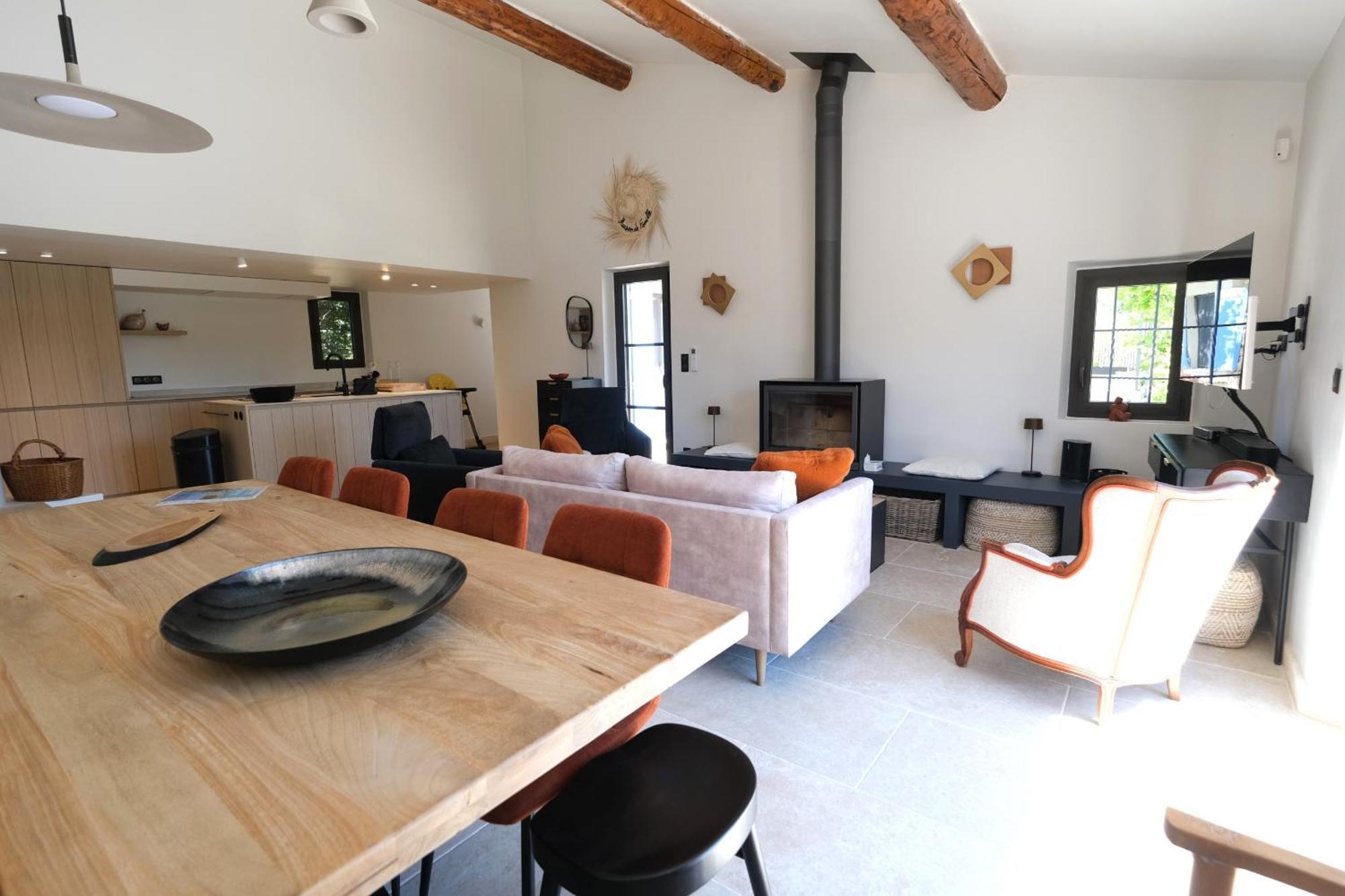 Provencal House With Heated Pool, View Of The Luberon In Robion - Accommodates 12 People. Exterior foto