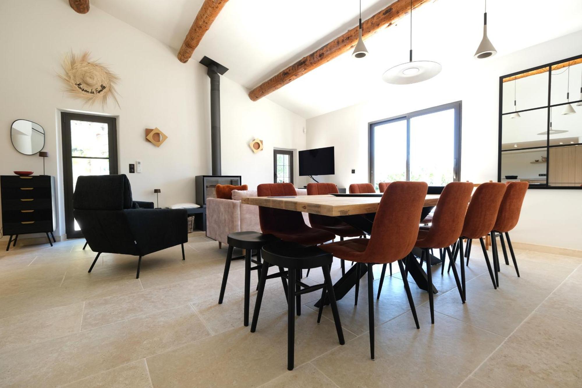 Provencal House With Heated Pool, View Of The Luberon In Robion - Accommodates 12 People. Exterior foto