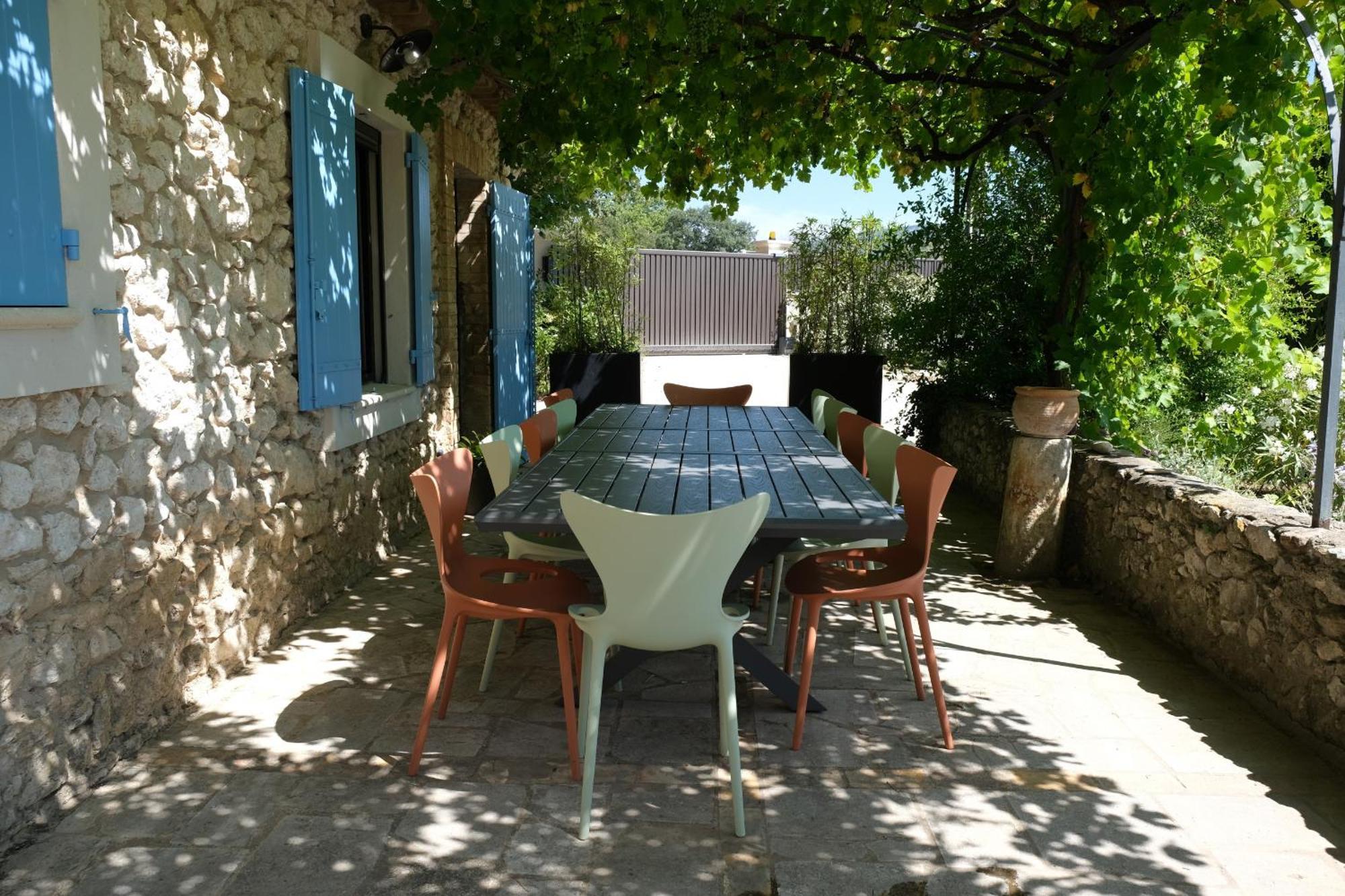 Provencal House With Heated Pool, View Of The Luberon In Robion - Accommodates 12 People. Exterior foto