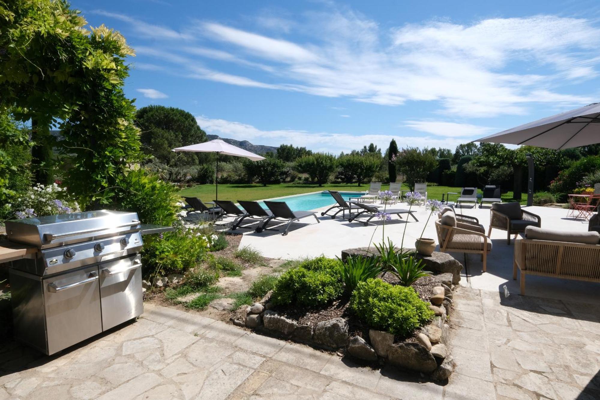 Provencal House With Heated Pool, View Of The Luberon In Robion - Accommodates 12 People. Exterior foto